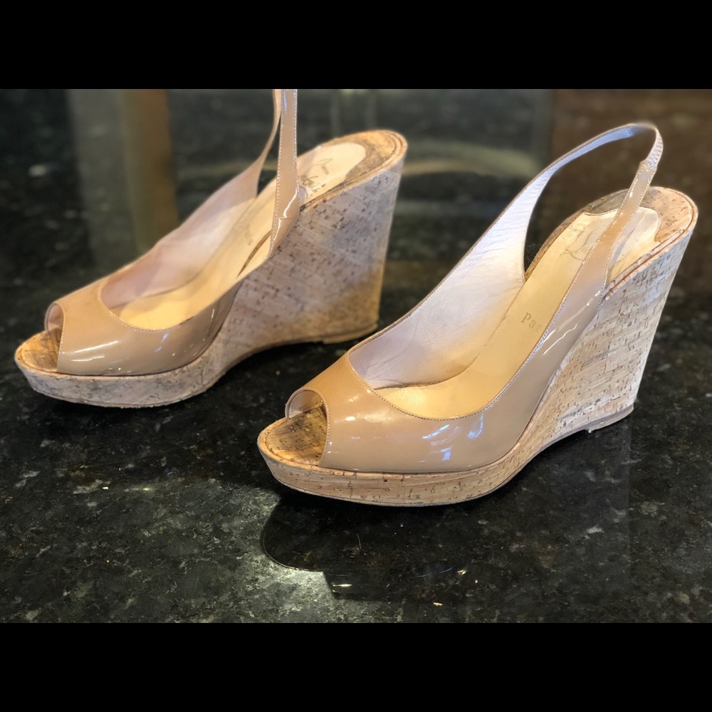 Christian Louboutin Wedge sandal platform 40